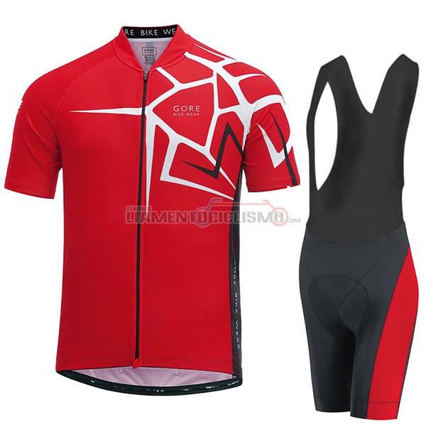 Abbigliamento Ciclismo Gore Bike Wear Power Adrenaline 2017 rosso